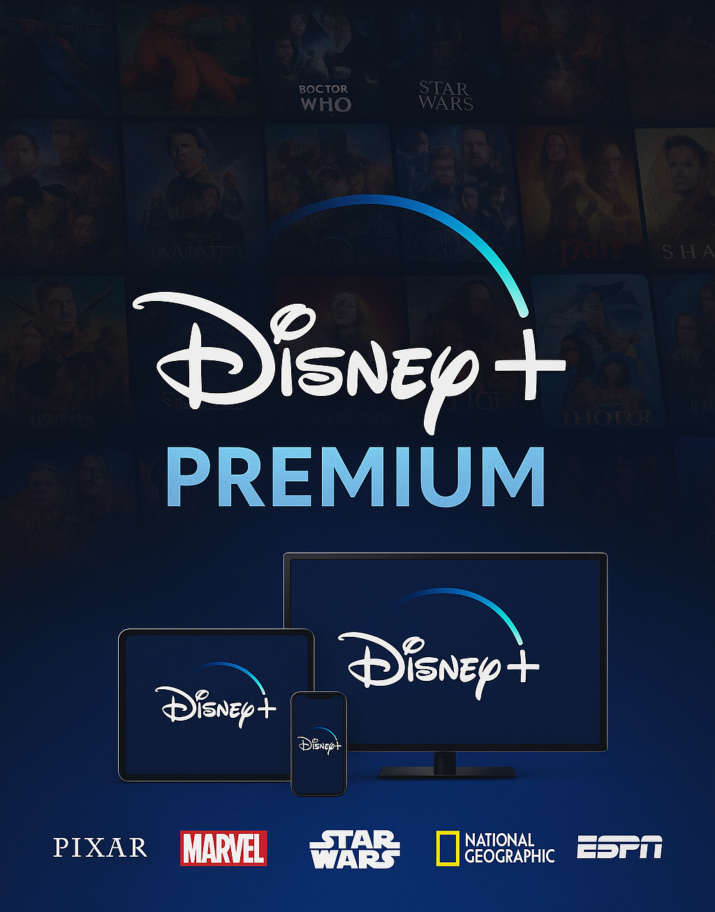 Disney+ Premium – 1 Dispositivo – Digitales Bolivia